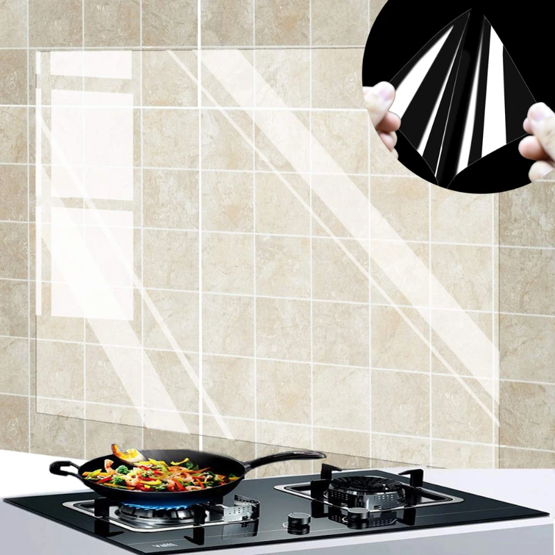 Commercial Kitchen Wall Panels - 1 шт., кухонная маслостойкая наклейка на