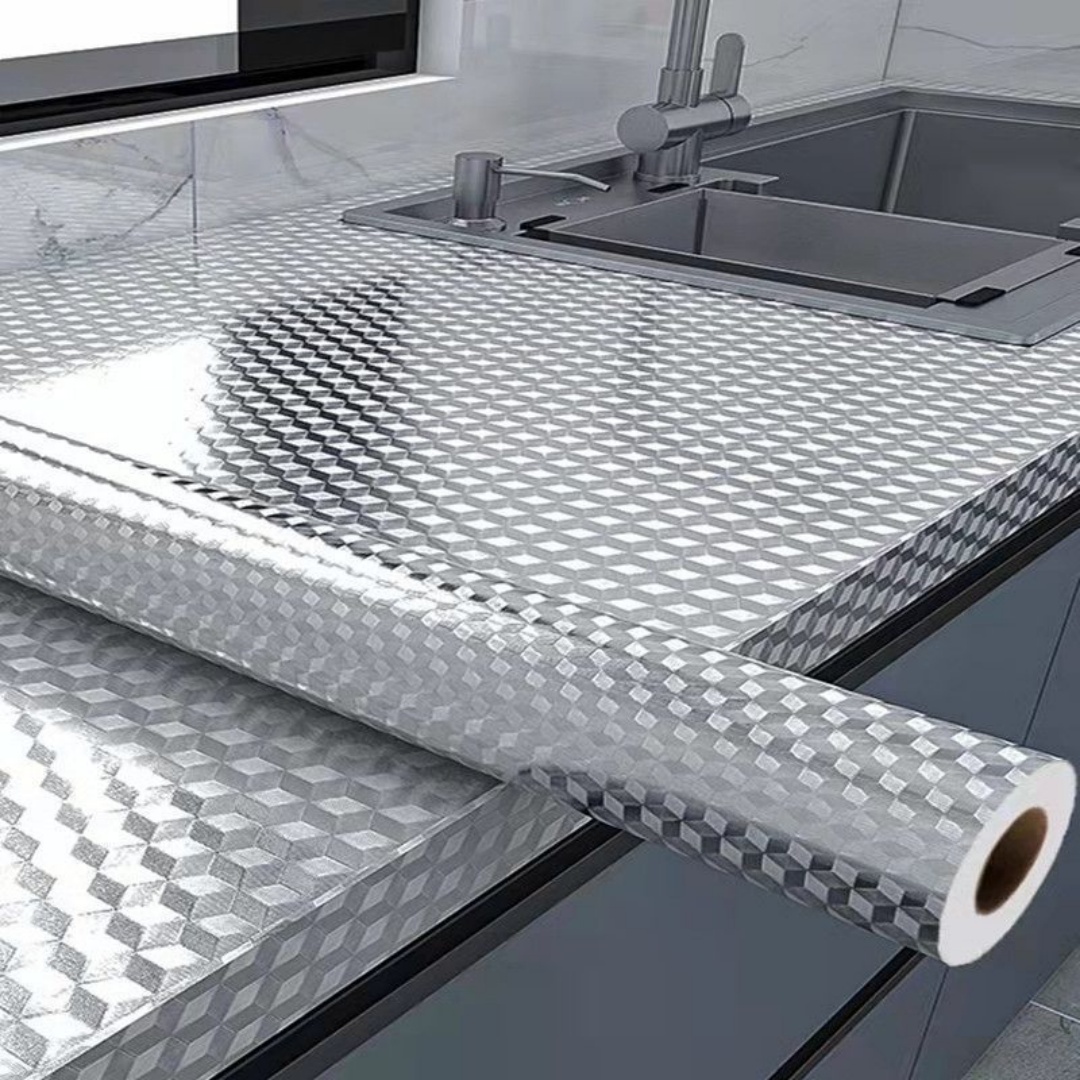 Commercial Kitchen Wall Panels - Алюминиевая фольга-наклейка для кухонной плиты, масло-