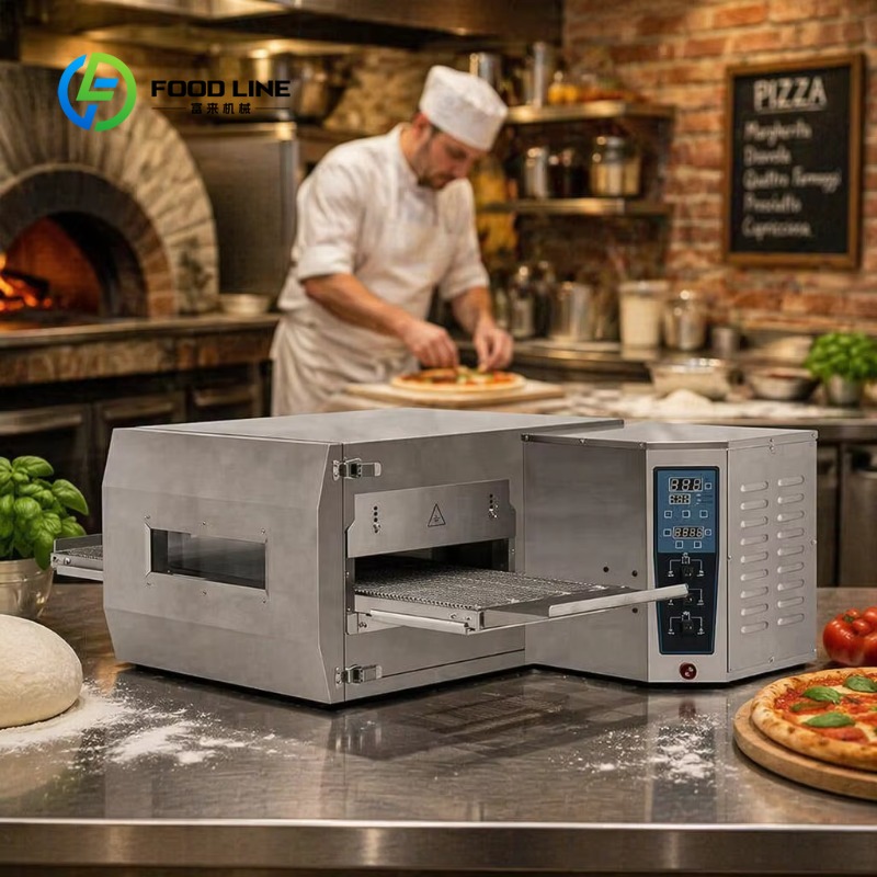 Pizza Conveyor Oven - Индивидуально настроенная коммерческая конвейерная пицца-печь с