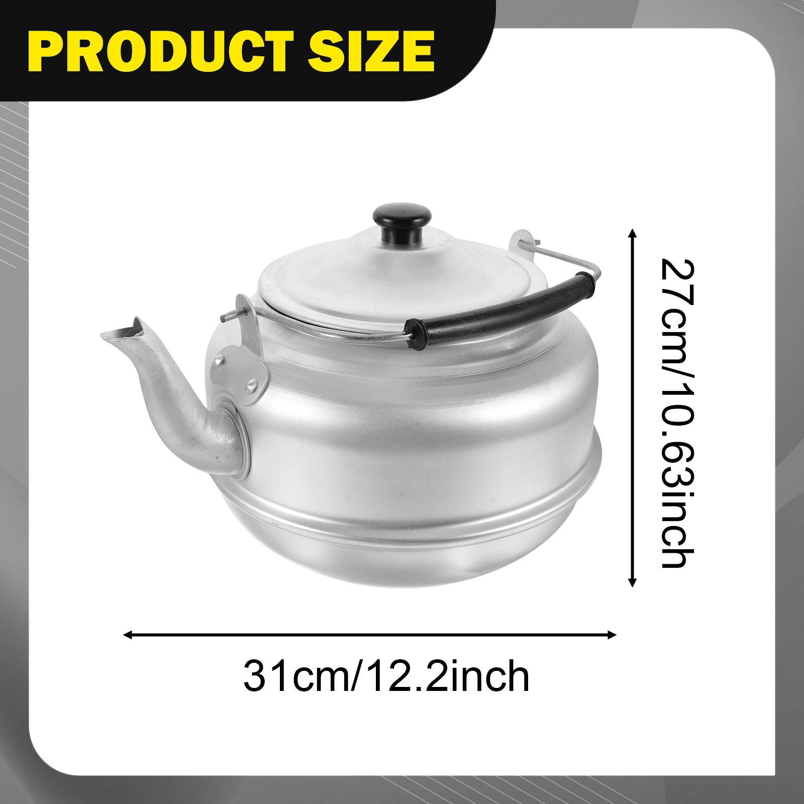 Commercial Kitchen Kettle - Портативный алюминиевый чайник с эргономичной ручкой