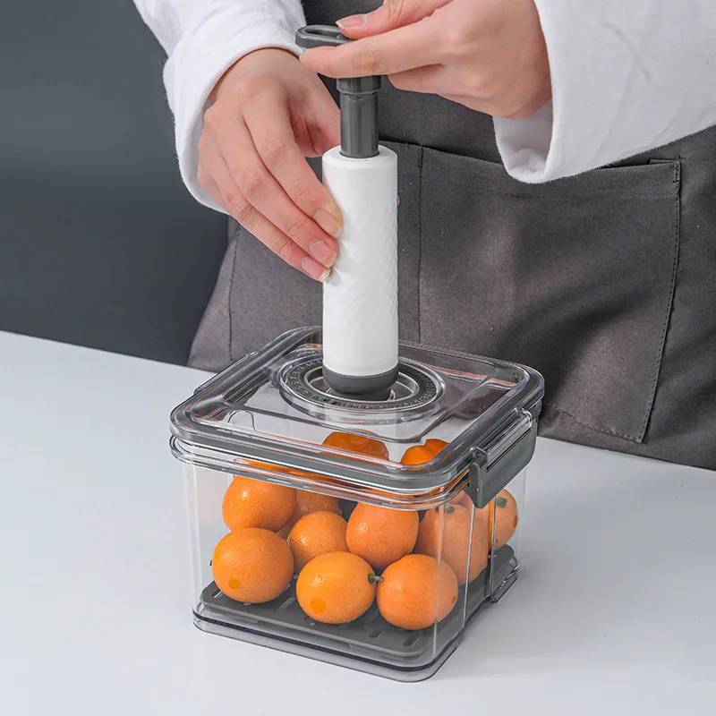 Commercial Kitchen Refrigerator - Вакуумный прозрачный контейнер для фруктов, сохраняющий