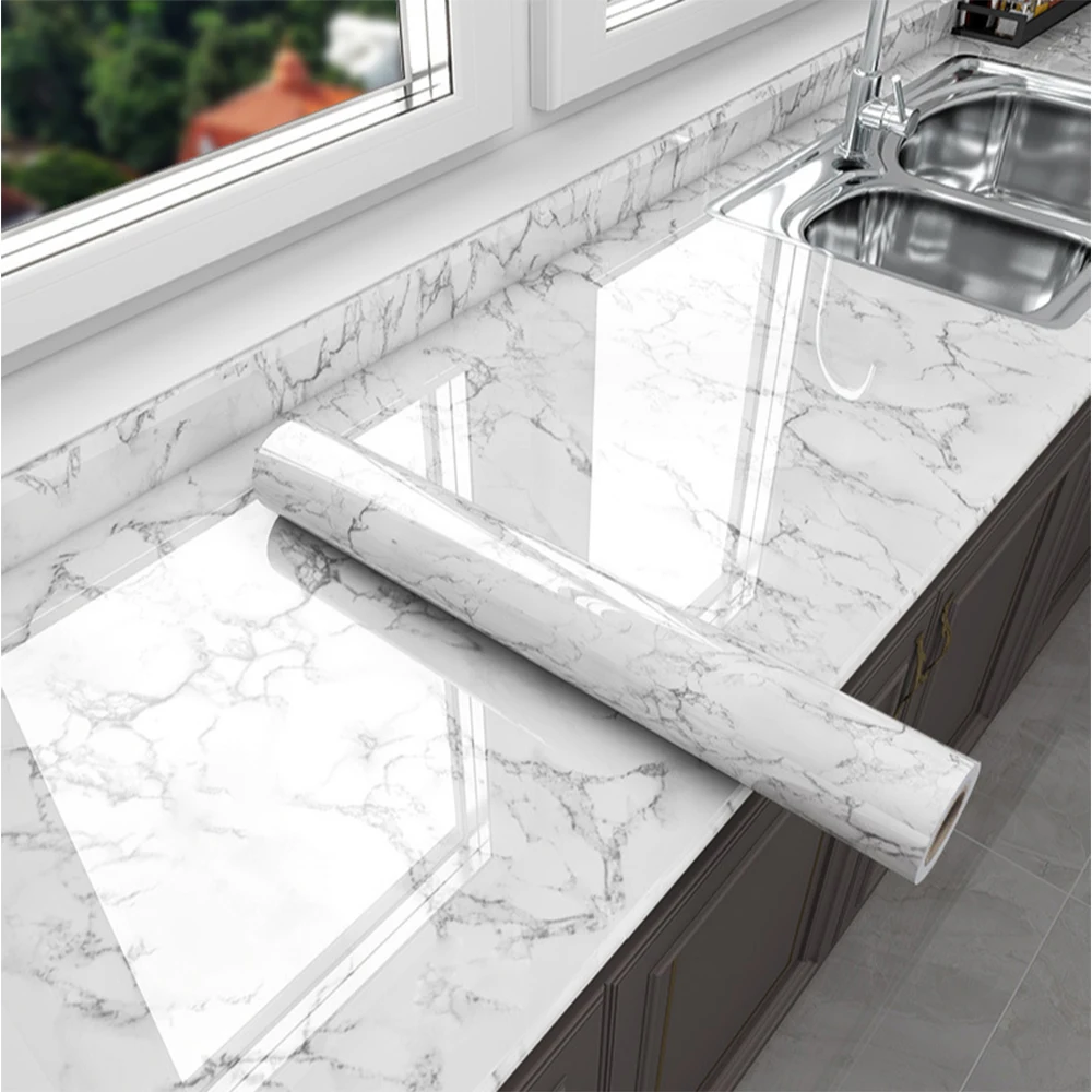Commercial Kitchen Wall Panels - Мраморные виниловые самоклеящиеся обои для ванной,