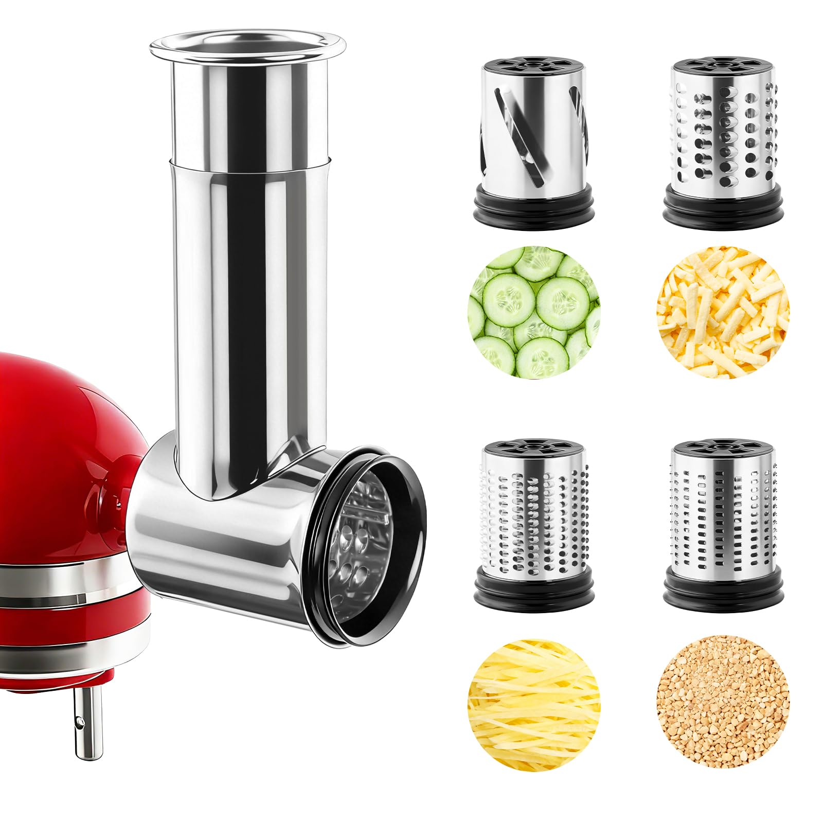 Commercial Kitchenaid - Насадка-измельчитель из нержавеющей стали для нарезки