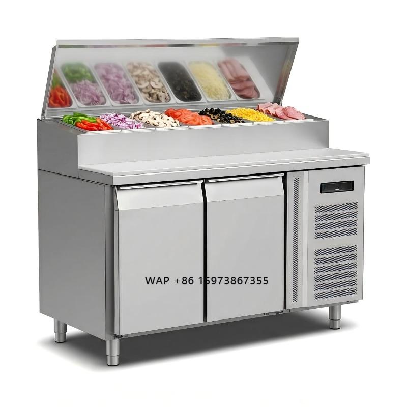 Commercial Kitchen Fridge - Холодильный стол-прилавок OEM для приготовления пиццы