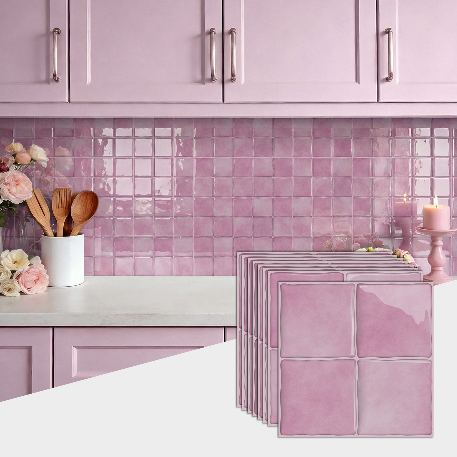 Commercial Kitchen Wall Panels - 3D-наклейки на стену из эпоксидной смолы,