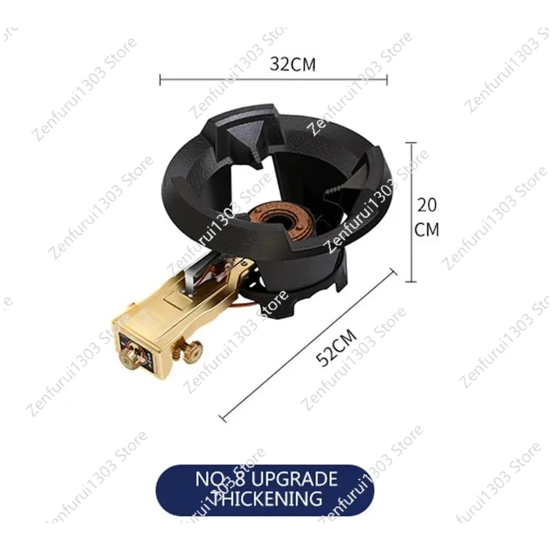 Commercial Kitchen Stove - Коммерческая газовая плита с мощной горелкой,