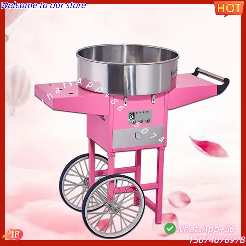 Candy Floss Machine Commercial - Коммерческая электрическая автоматическая машина для сахарной