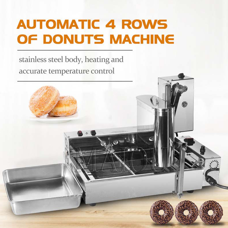 Комерческая 4-рядная автоматич – обзор и цена Donut Making Machine