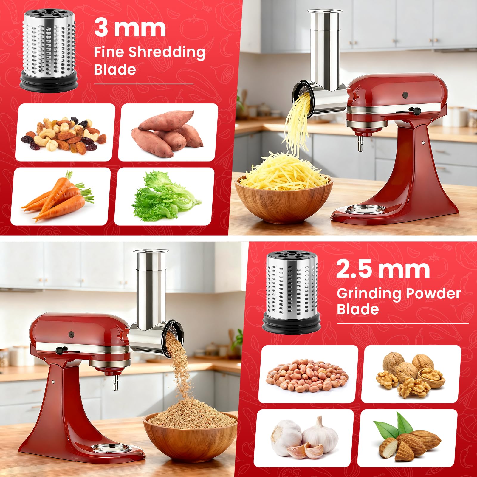 Насадка-измельчитель из нержав – обзор и цена Commercial Kitchenaid