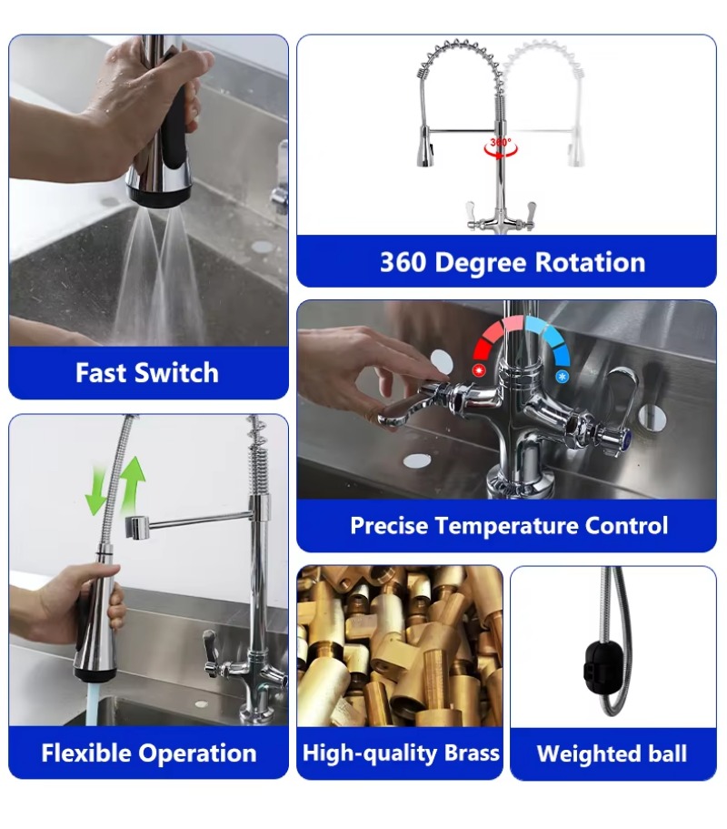 Высококачественный классически – обзор и цена Commercial Quality Kitchen Faucet
