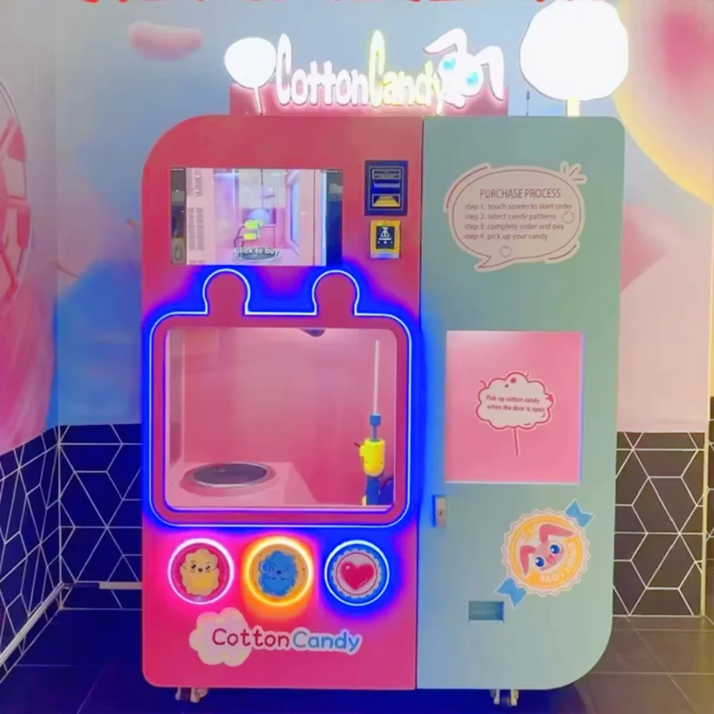 Автоматический аппарат для про – обзор и цена Candy Floss Machine Commercial